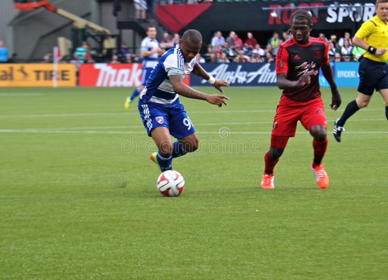 Timbers vs Dallas editorial image. Image of arena, player 41507735