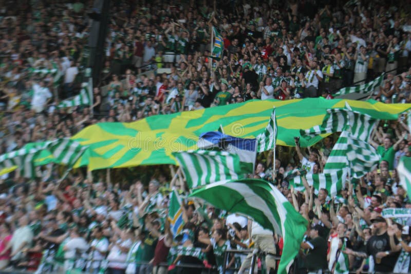 Portland timrar armén efter mål royaltyfri bild Portland timrar armén efter mål royaltyfri bild