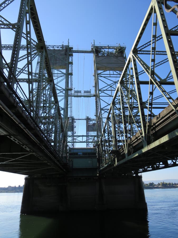 Portland Vancouver Highway Bridge bridge on Columbia river
