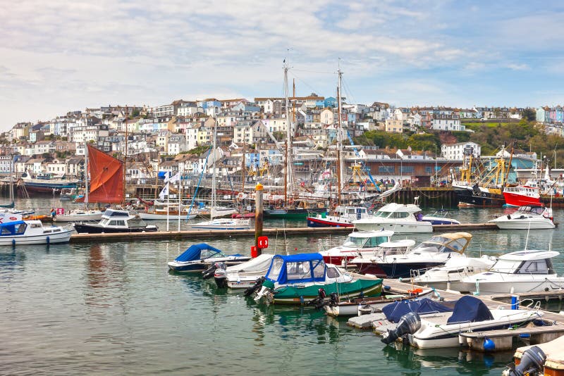 Porto Devon England Regno Unito di Brixham immagini stock libere da diritti Porto Devon England Regno Unito di Brixham immagini stock libere da diritti