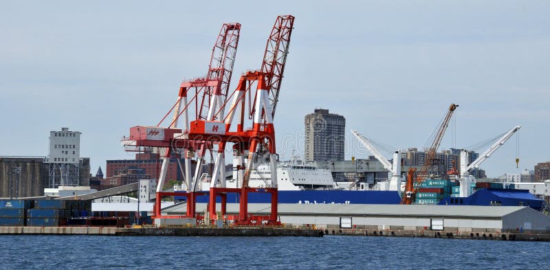 Porto di Halifax fotografia stock Porto di Halifax fotografia stock