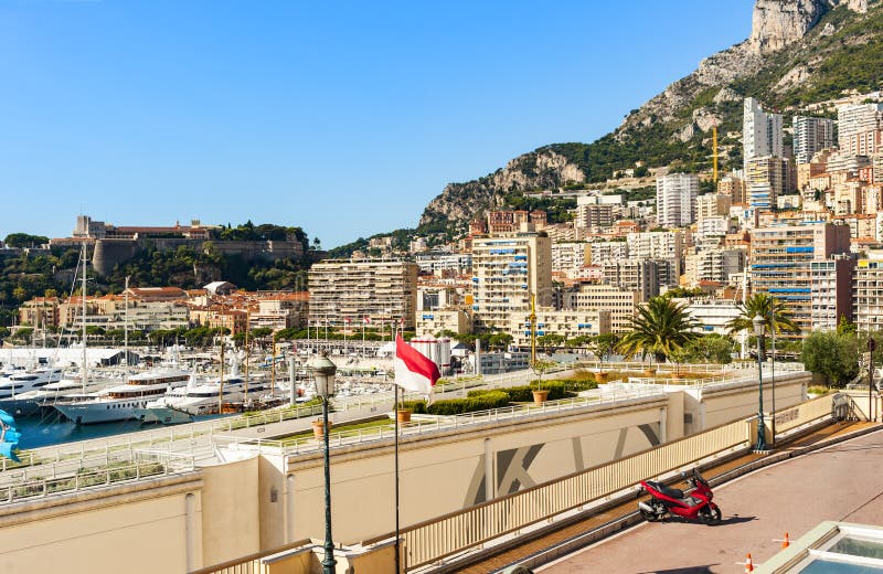 Porto Hercule del Monaco fotografia stock Porto Hercule del Monaco fotografia stock