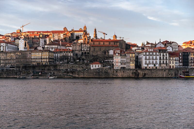 Cityscape of Oporto with a Sunset Vibe. Editorial Photography - Image ...