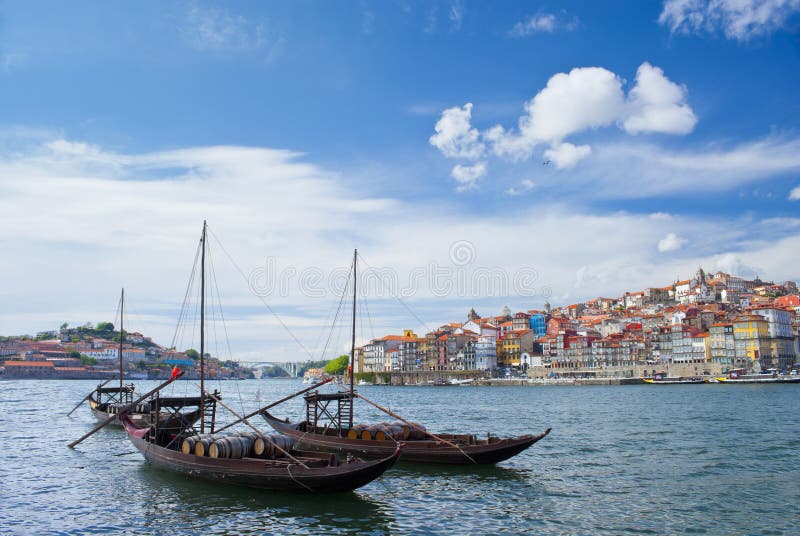 Porto-Stadt und Fluss Duero