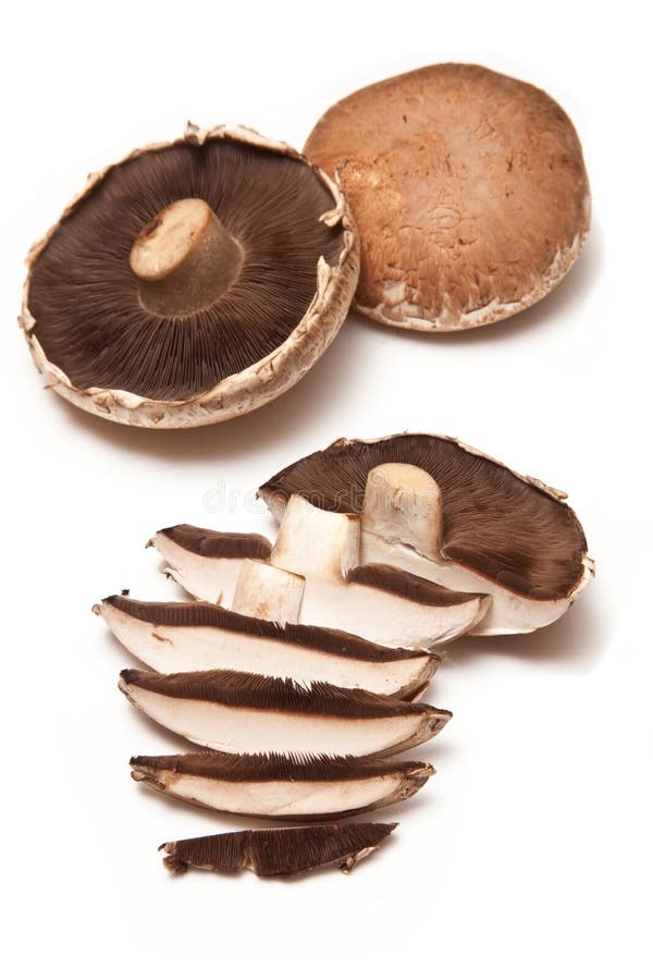 Portobello Mushrooms stock image. Image of brown, sliced 17938917