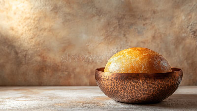 Portocale proaspete într-un bol tradițional de cupru, cu lumină de zi stock photography