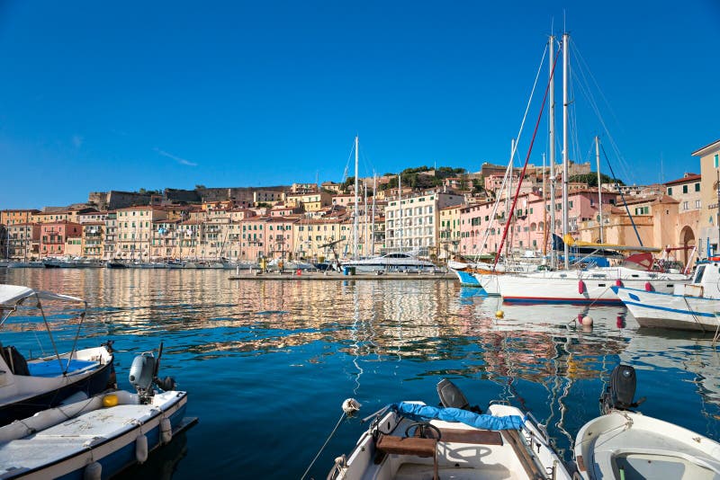 Portoferraio, Insel von Elba, Italien. lizenzfreies stockfoto Portoferraio, Insel von Elba, Italien. lizenzfreies stockfoto