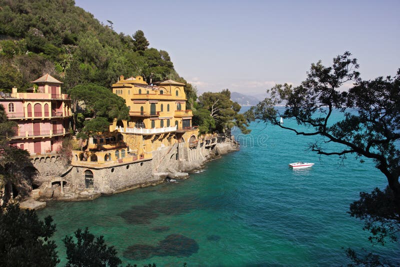 Portofino- small italian village on Ligurian sea. Portofino- small italian village on Ligurian sea.