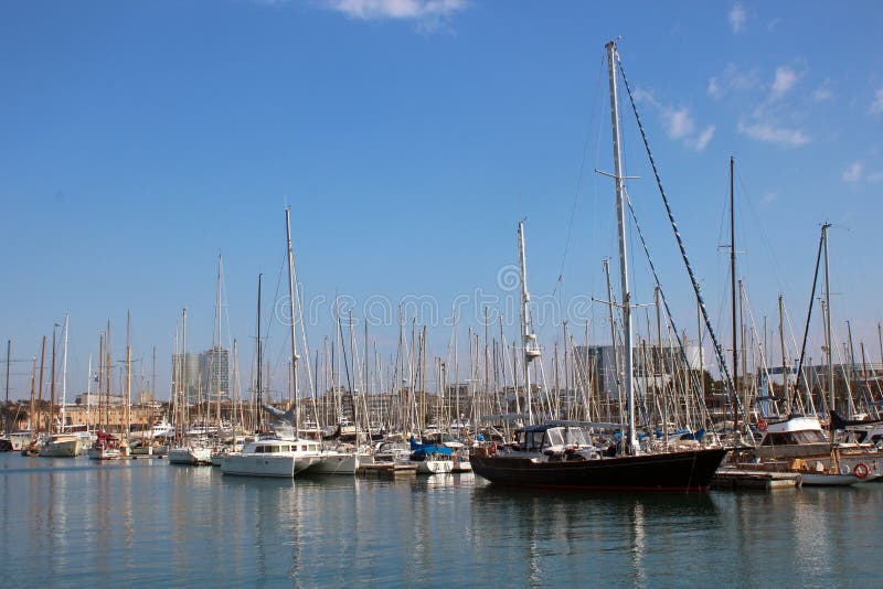 Portowy Vell, Barcelona - obrazy royalty free Portowy Vell, Barcelona - obrazy royalty free