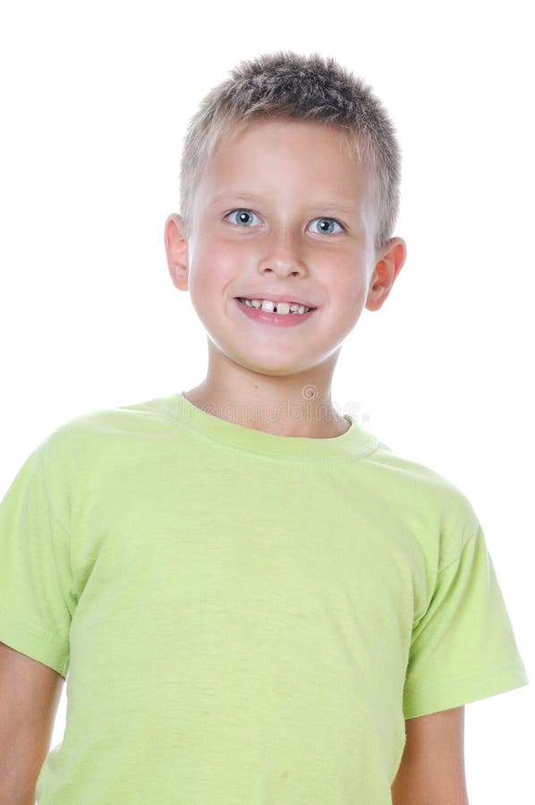 Portrait Of 7 Years Old Boy Stock Photo Image 10999972