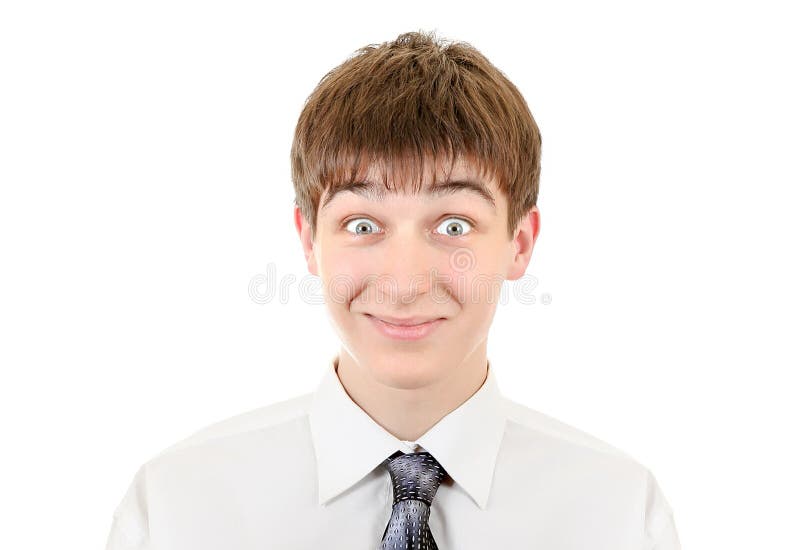 Portrait adolescent surpris photographie stock libre de droits