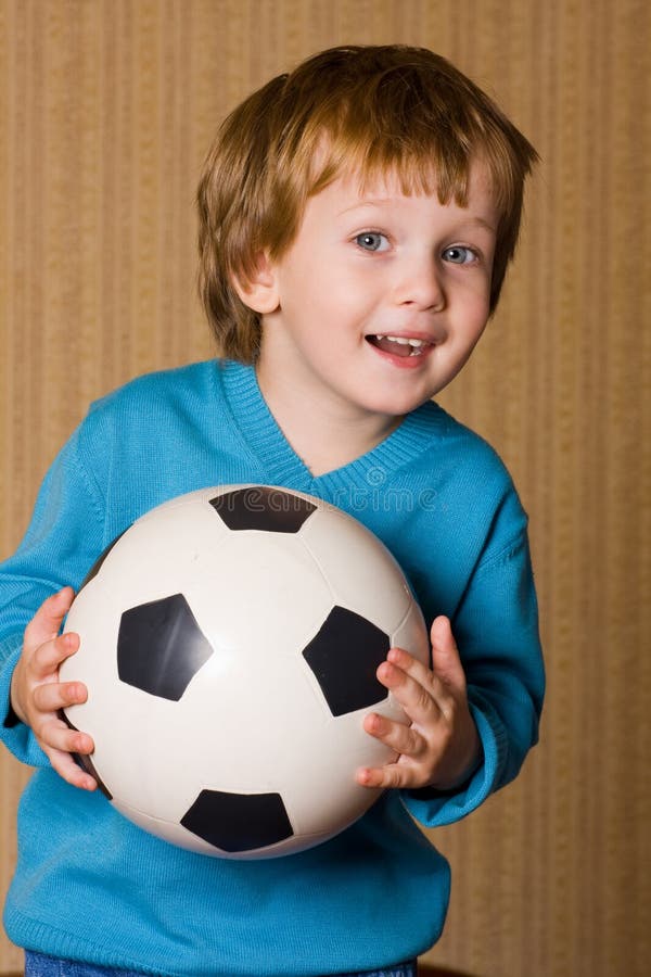 Soccer baby stock image. Image of joyful, little, male 11890755