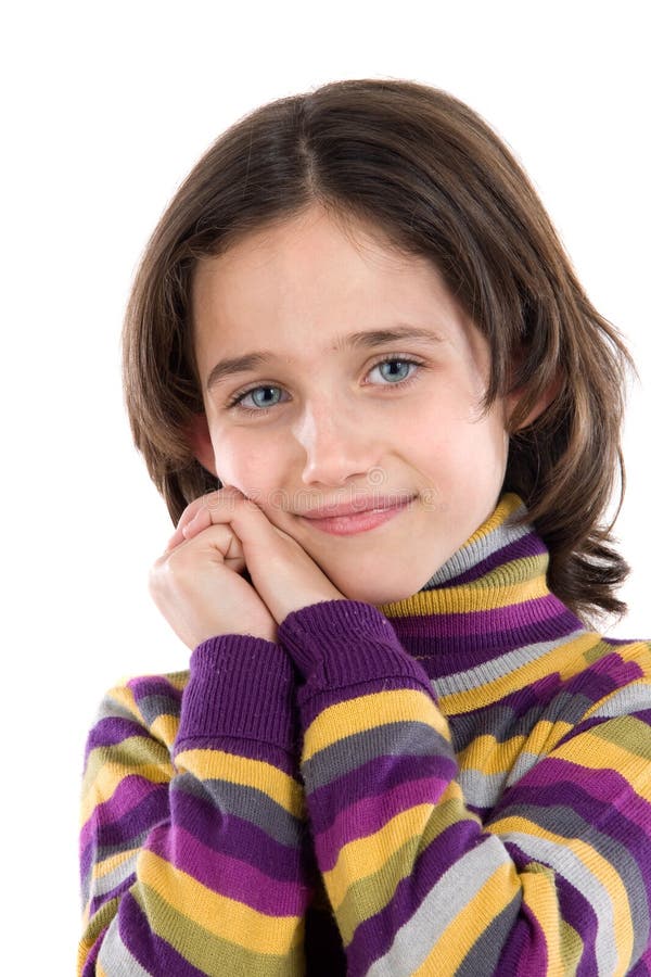 Portrait of adorable girl stock photo. Image of person - 7378462