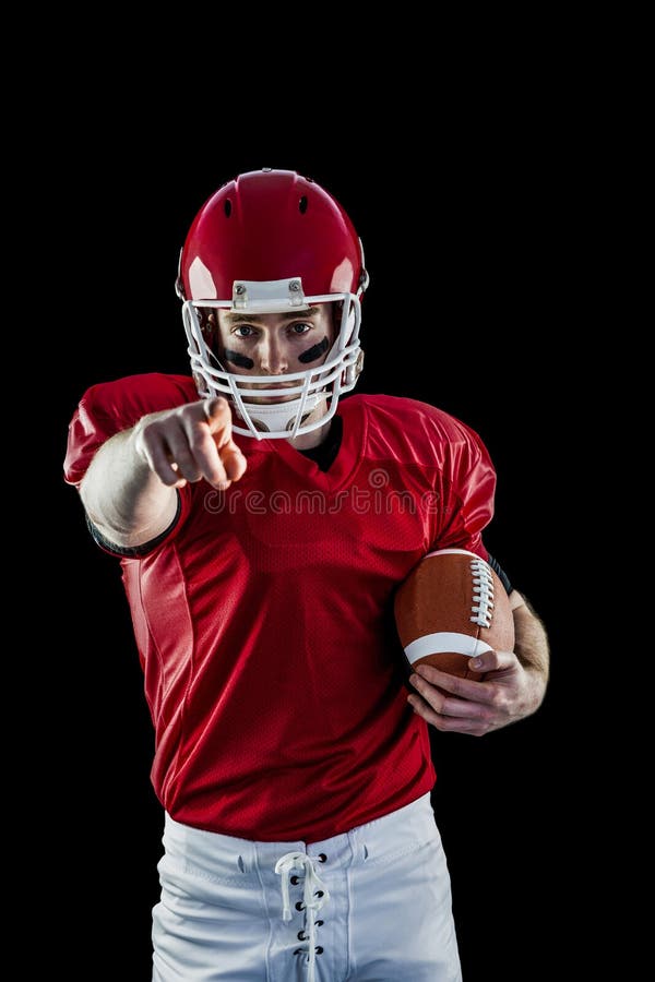 American Football Player Looking At Camera Stock Photo - Download Image Now  - American Football - Sport, Portrait, Quarterback - iStock