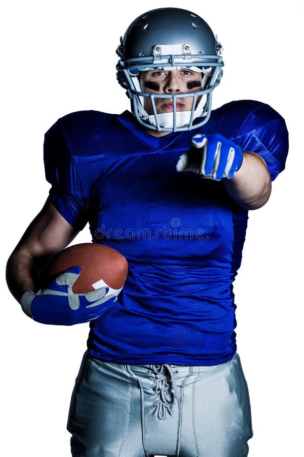 American Football Player Looking At Camera Stock Photo - Download Image Now  - American Football - Sport, Portrait, Quarterback - iStock