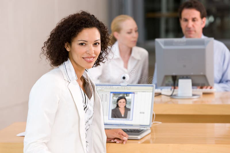 Portrait of attractive business woman stock images Portrait of attractive business woman stock images