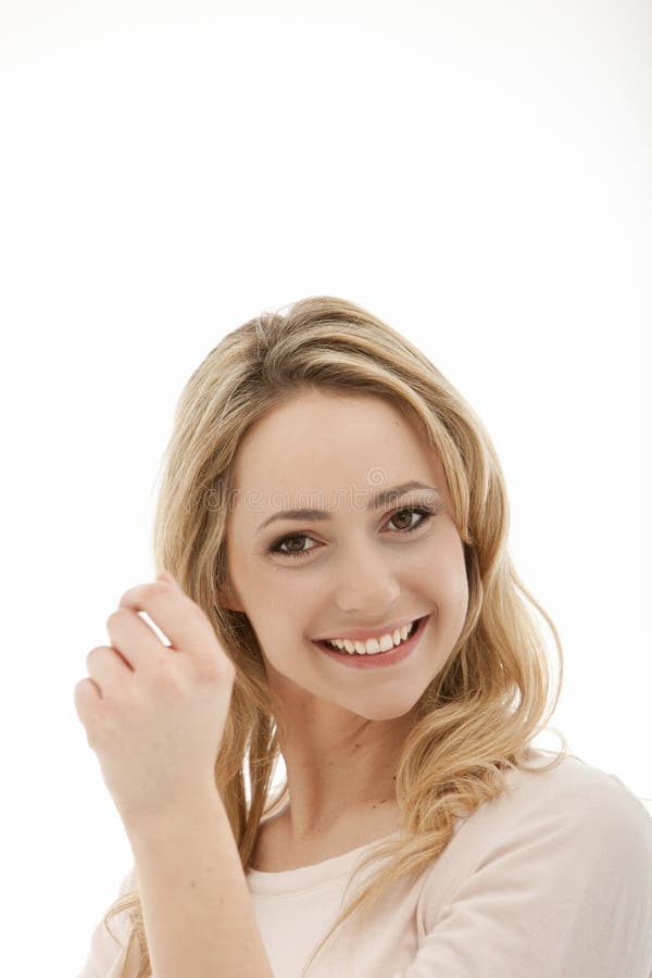 Portrait of Attractive Female Stock Photo - Image of cute, woman: 23877160