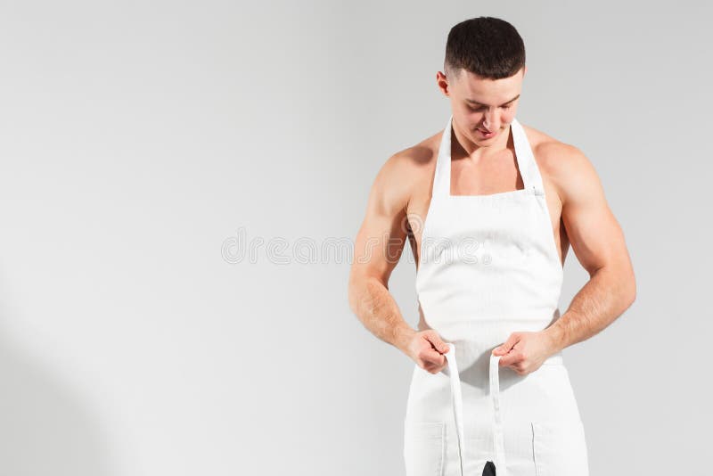 Naked Man In Apron