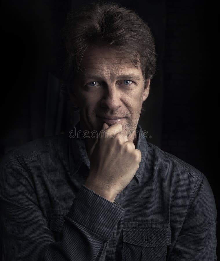 Portrait of attractive man royalty free stock image Portrait of attractive man royalty free stock image