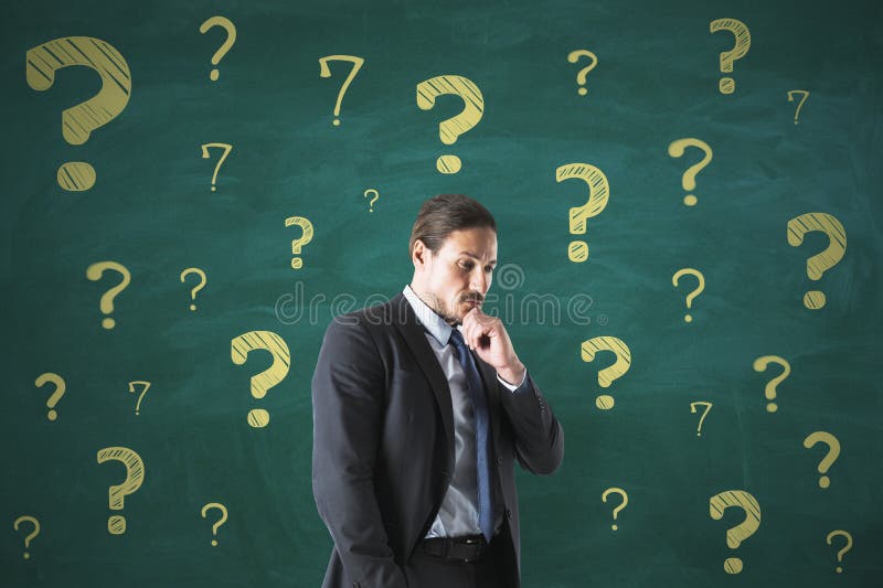 https://thumbs.dreamstime.com/b/portrait-attractive-thoughtful-young-european-man-chalkboard-wall-background-question-marks-sketch-solution-doubt-240800258.jpg