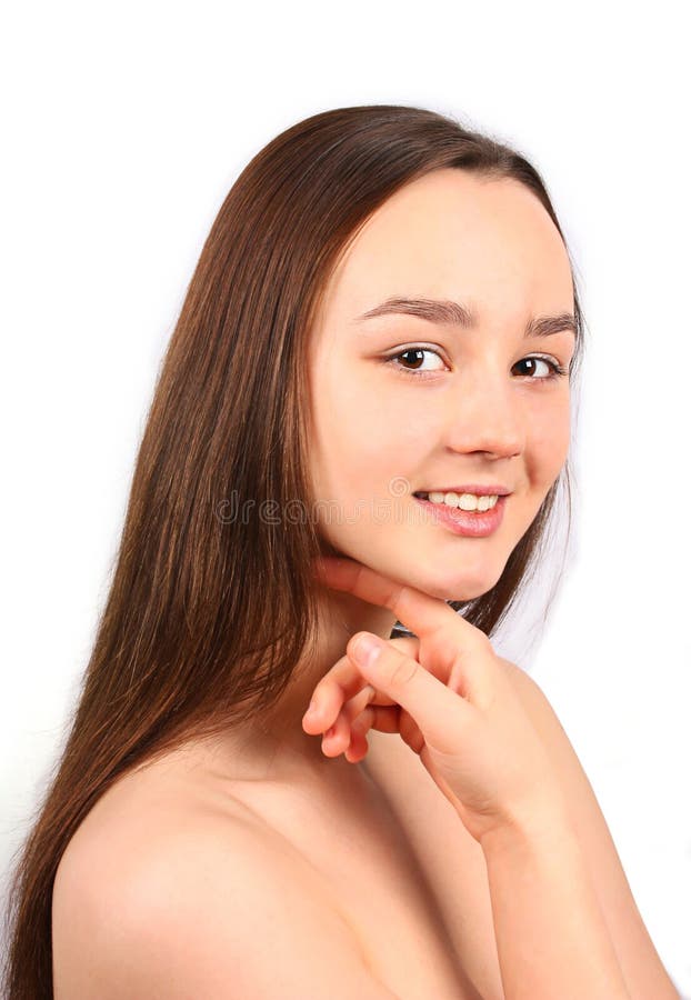 Portrait of attractive young girl