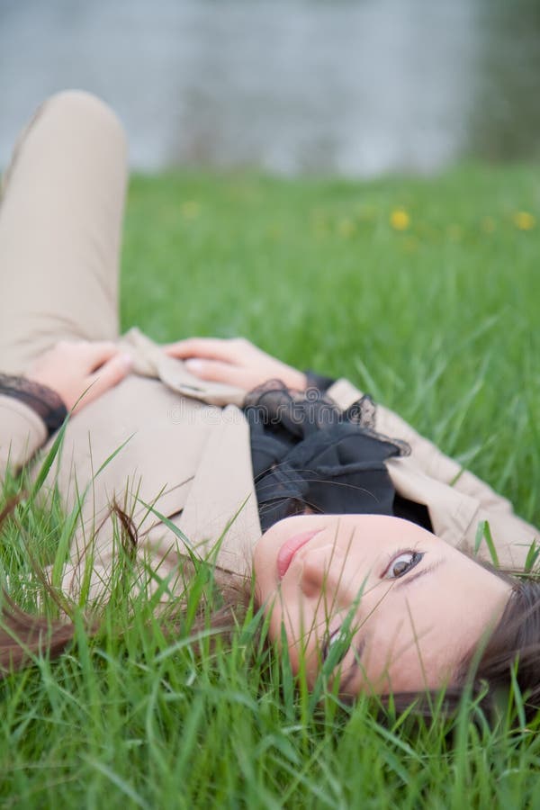 Portrait of a beautiful asian woman outdoor