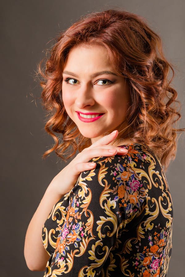 Portrait of attractive girl with sunny smile stock images Portrait of attractive girl with sunny smile stock images