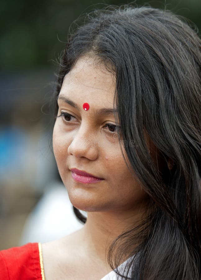 Portrait of Beautiful Bengali Girl Editorial Photo - Image of idol,  kolkata: 47096746