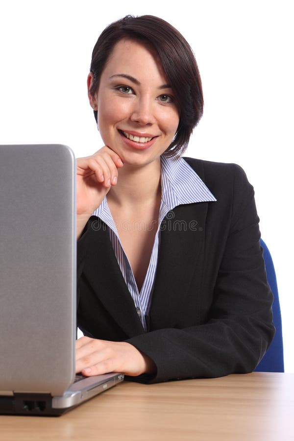 Portrait of beautiful confident business woman