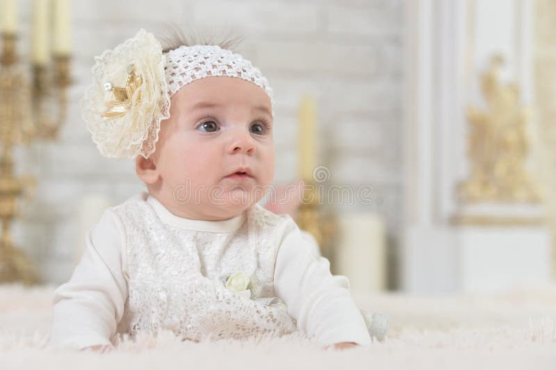 Portrait of beautiful cute adorable little girl posing stock photography Portrait of beautiful cute adorable little girl posing stock photography