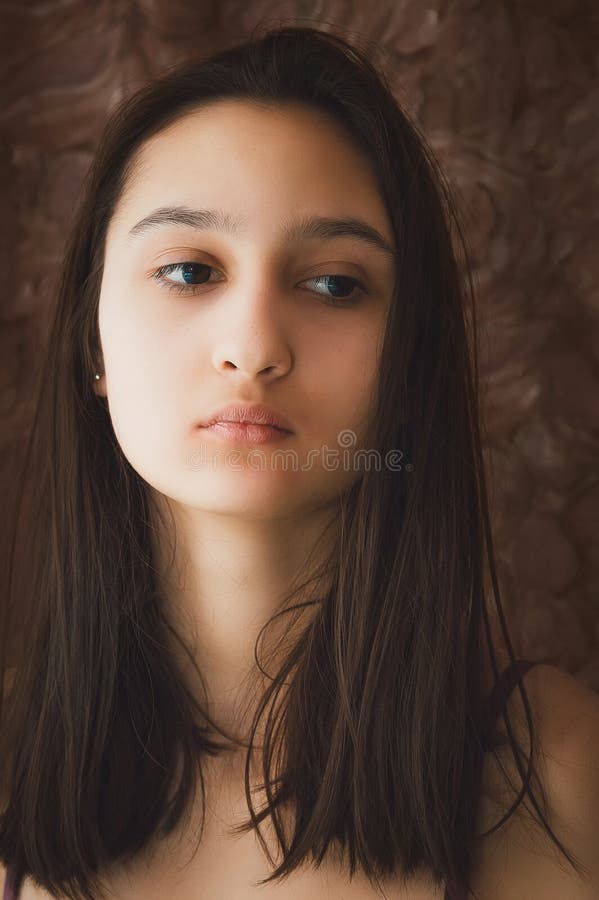 Portrait of a beautiful girl stock image Portrait of a beautiful girl stock image
