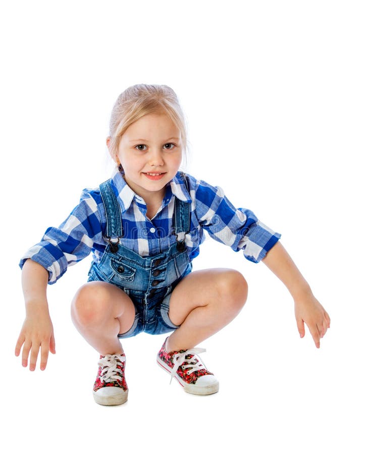 Portrait of a beautiful little girl