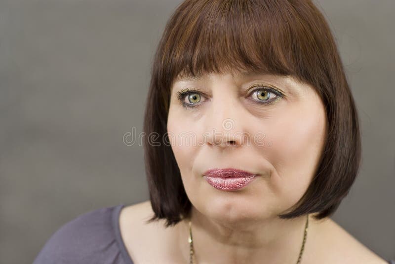 Portrait Of A Beautiful Middle Aged Women Stock Image Image Of Adult