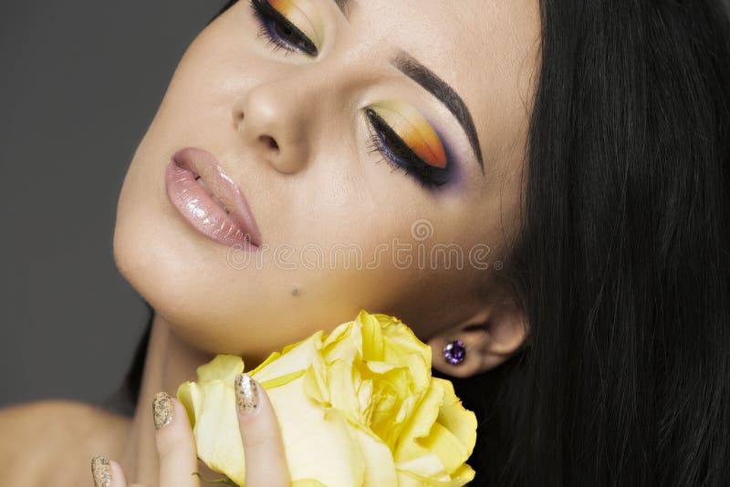 Portrait of a beautiful white pretty woman with long straight ha stock photos Portrait of a beautiful white pretty woman with long straight ha stock photos