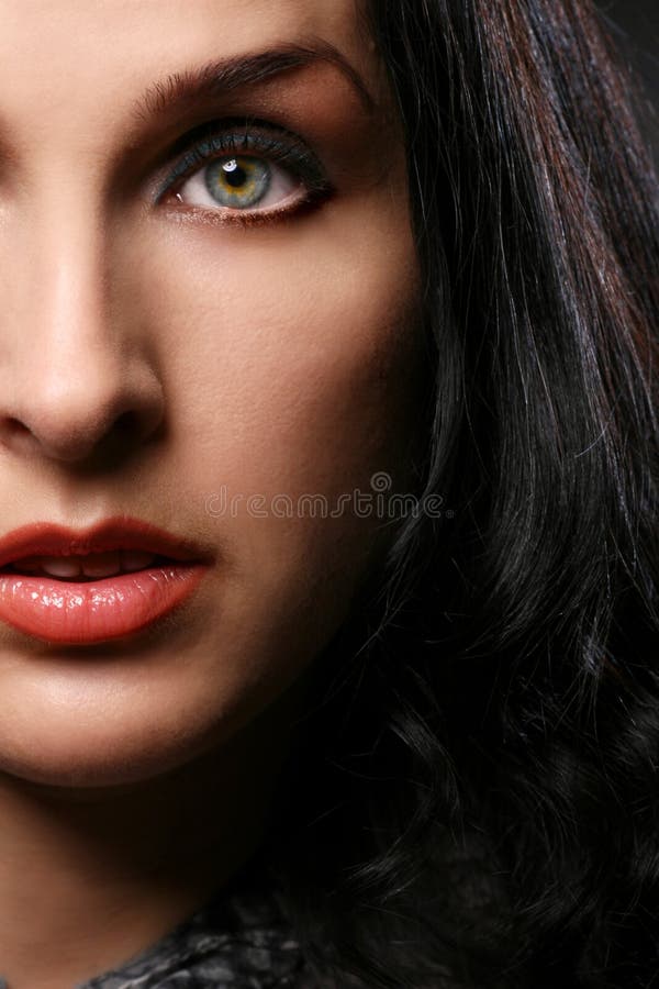 Asian beauty close-up stock photo. Image of complexion - 60989246