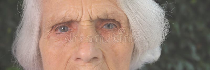 Portrait of a beautiful 90 year old woman. Upset thoughtful old woman, thinking about emotional problem, feeling unwell, lost in thoughts, dementia or mental disorder, frustrated older female close up. Problem wrinkle stock images, royalty-free photos and pictures
