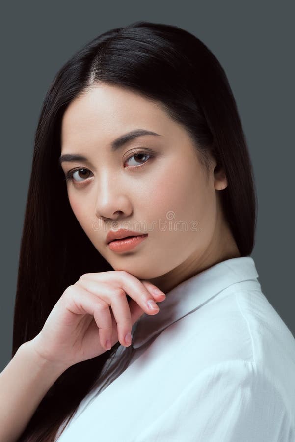 Young Woman Wearing Black Blindfold Isolated On Grey Stock Photo, Picture  and Royalty Free Image. Image 114818746.