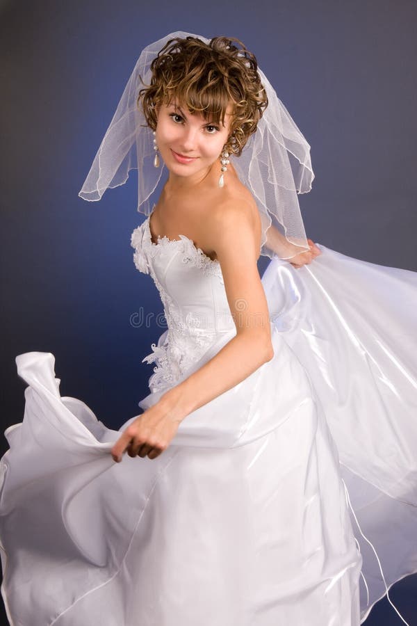 Portrait of the beautiful young bride