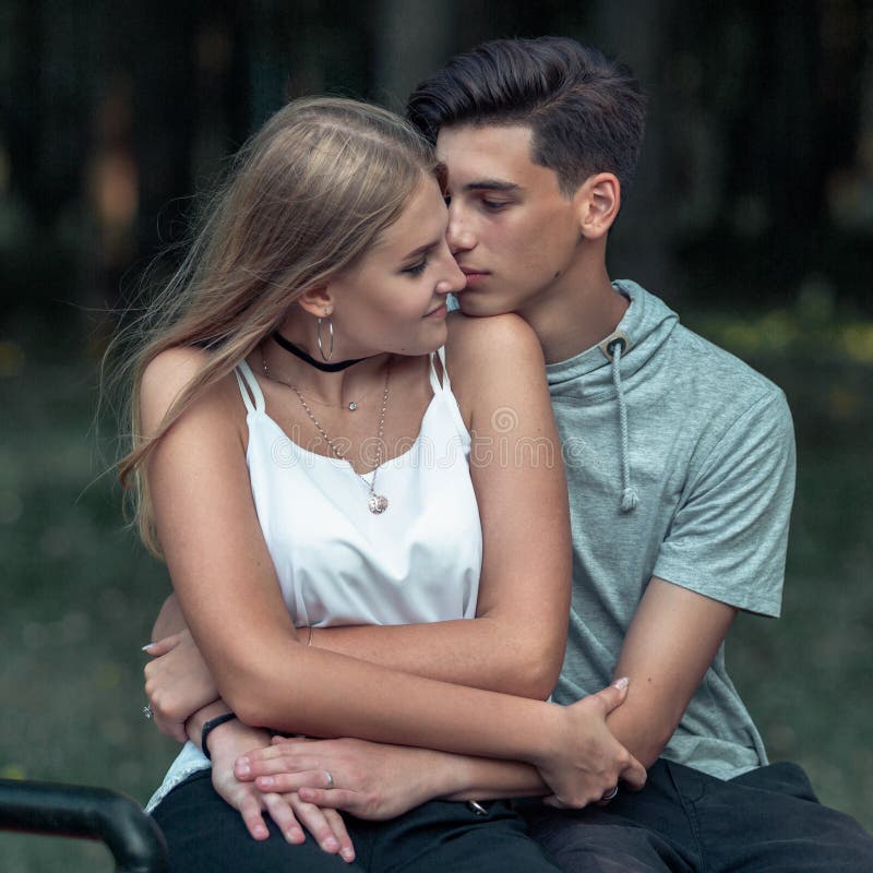 Woman teen couple