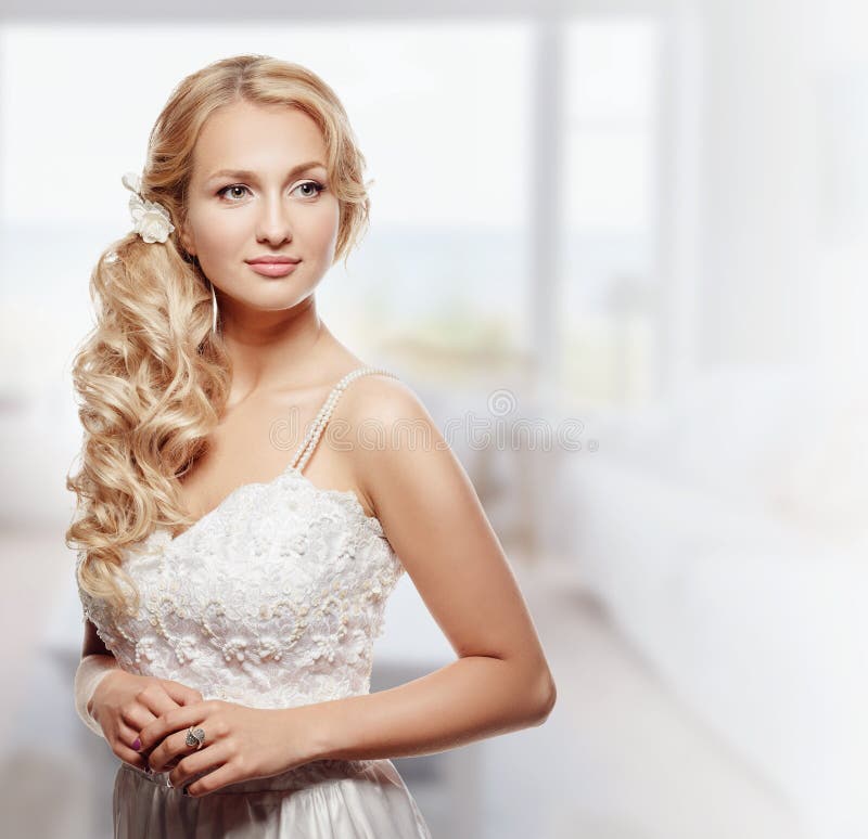 Portrait of Beautiful Young Fashion Bride