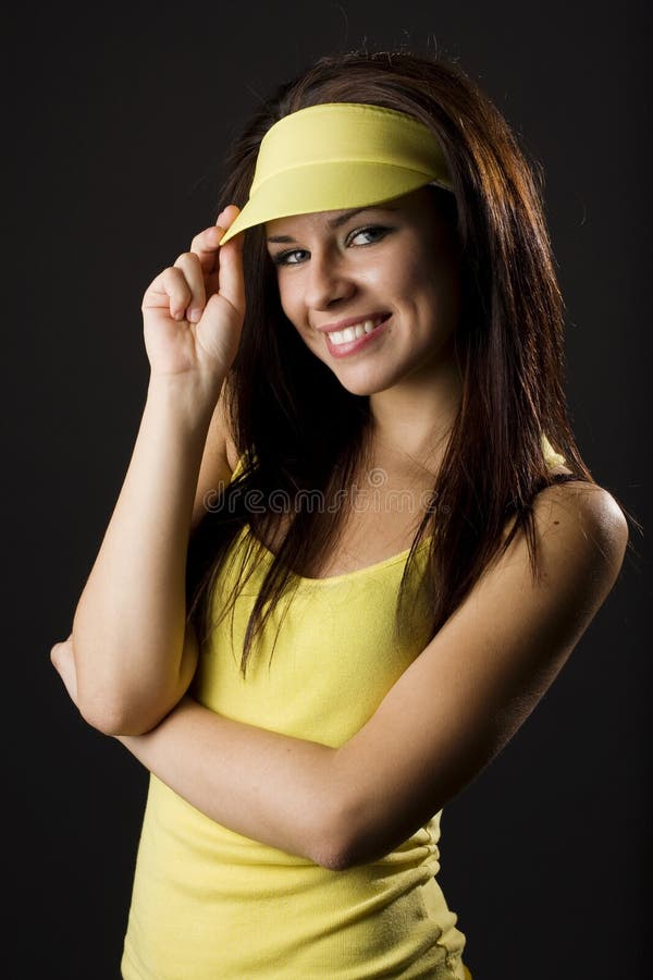 Portrait of beautiful young woman