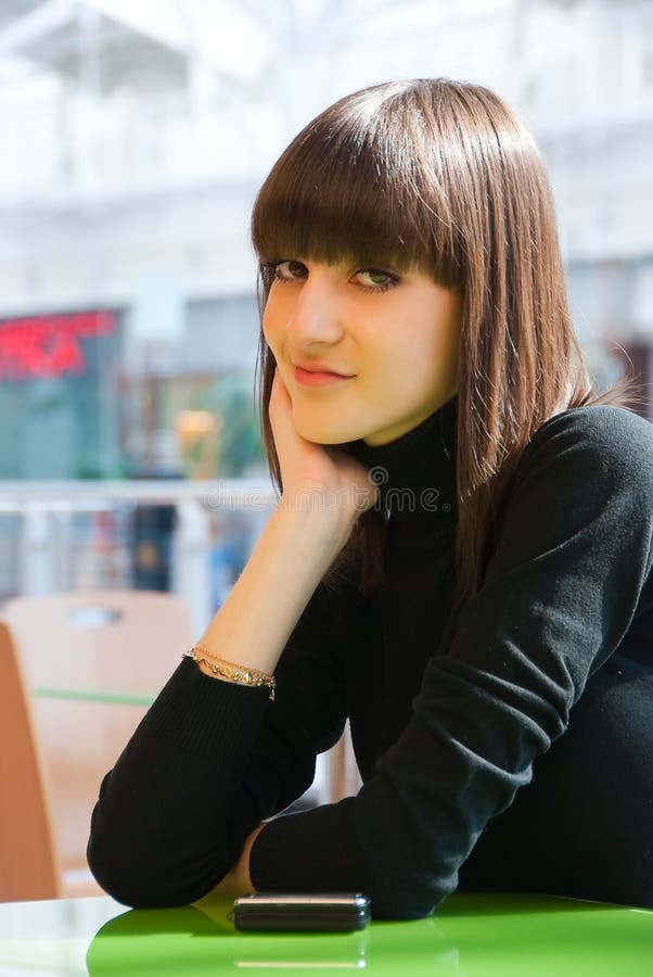 Portrait of beautiful young woman