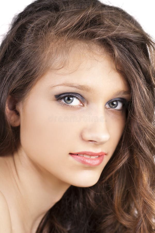 Close Up Portrait Of Sexy Caucasian Young Woman Picture Image 20136947 