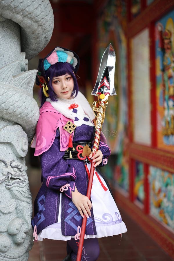 Japan Anime Cosplay Portrait of Girl with Comic Costume with Japanese Theme  Garden Stock Photo - Image of fantasy, lady: 227060182