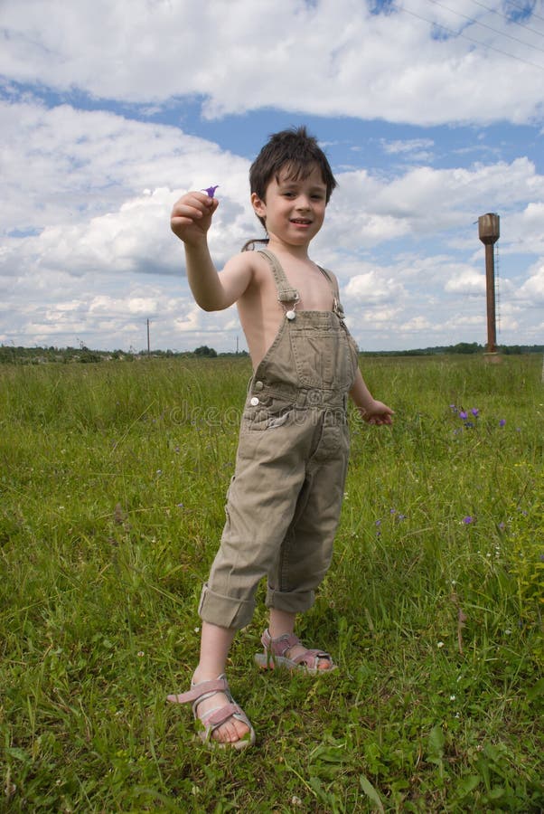 The portrait of boy