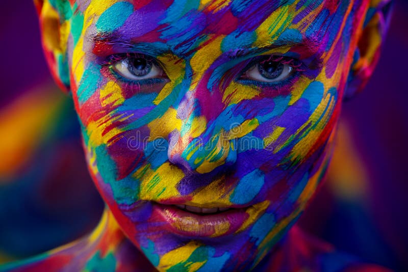 colorful portraits