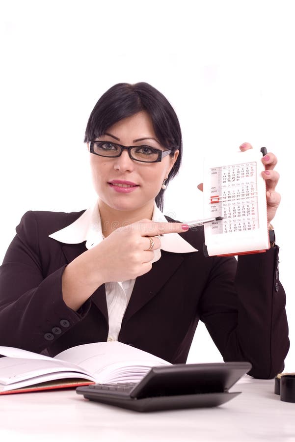 Portrait of a business woman stock photography