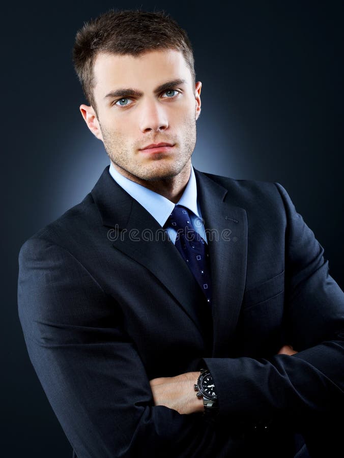 Portrait of Businessman stock photo