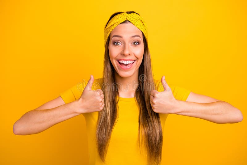 Portrait of Cheerful Youth Showing Thumb Up Smiling Isolated Over ...