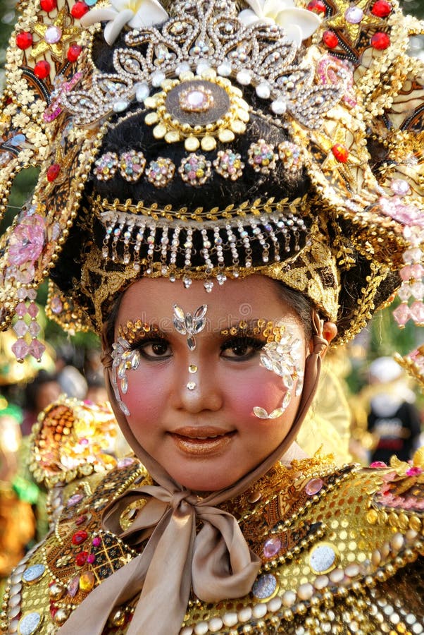 Portrait of Children Wearing Traditional Clothes Editorial Stock Image